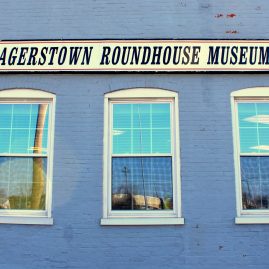Hagerstown Roundhouse Museum Front of Building Exterior