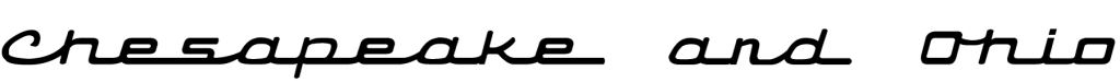 Chesapeake and Ohio Word Logo
